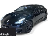 Gebraucht Tesla Model 3 Performance 377 kW (513 PS) 2021 Schwarz Limousine
