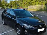 Gebraucht VW Golf VII Comfortline 110 PS (80 kW) 2015 Schwarz Kombi