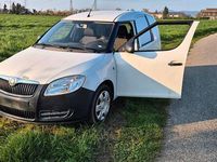 Gebraucht Skoda Roomster 68 PS (50 kW) 2007 Weiß Van / Kleinbus
