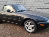 Gebraucht Mazda MX5 90 PS (66 kW) 1997 Schwarz Cabrio