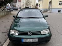 Gebraucht VW Golf Cabriolet 101 PS (74 kW) 1998 Grün Cabrio