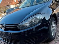 Gebraucht VW Golf VI 2010 Schwarz Kleinwagen