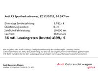 gebraucht Audi A3 Sportback 35 TDI advanced Navi VC SHZ DSP 17" Tempomat Kamera