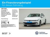 Gebraucht VW Golf VIII Active 150 PS (110 kW) 2022 Weiß oryxweiß perlmutteffekt Limousine
