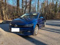 Gebraucht VW Polo Highline 116 PS (85 kW) 2018 Blau Kleinwagen