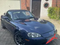 Gebraucht Mazda MX5 110 PS (80 kW) 2003 Blau Cabrio
