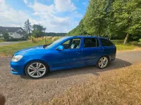 Gebraucht Skoda Octavia vRS 216 PS (158 kW) 2010 Blau Kombi