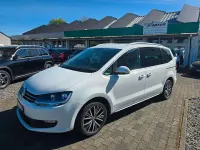 Gebraucht VW Sharan Comfortline 150 PS (110 kW) 2017 Weiß Van / Kleinbus