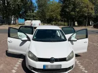 Gebraucht VW Golf VI 110 PS (80 kW) 2009 Weiß Kleinwagen