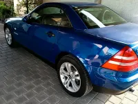 Gebraucht Mercedes SLK230 193 PS (141 kW) 1998 Blau Cabrio