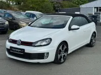 Gebraucht VW Golf Cabriolet GTI 211 PS (155 kW) 2013 Oryxweiß perlmutteffekt Cabrio