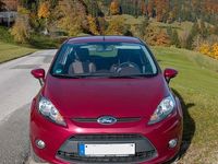Gebraucht Ford Fiesta Titanium 97 PS (71 kW) 2009 Rot Kleinwagen