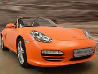 Gebraucht Porsche Boxster 256 PS (188 kW) 2009 Mattorange (foliert) / arktis Cabrio