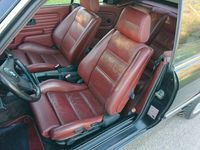 gebraucht BMW 325 Cabriolet i E30 mit cardinalrotem Leder +perfekt