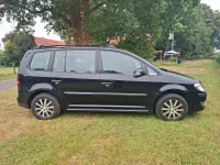 Gebraucht VW Touran Conceptline 90 PS (66 kW) 2009 Schwarz Van / Kleinbus
