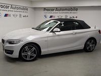 Gebraucht BMW 218 Sport Line 136 PS (100 kW) 2017 Weiß Cabrio