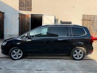 Gebraucht VW Sharan Sound 150 PS (110 kW) 2017 Schwarz Van / Kleinbus