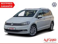 Gebraucht VW Touran Highline 150 PS (110 kW) 2017 Weiss Van / Kleinbus