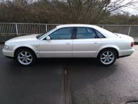 gebraucht Audi A8 4.2 quattro #ORIGINAL PEARLMUTT WEISS#