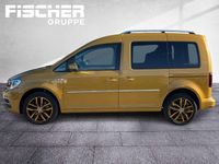 Gebraucht VW Caddy Highline 150 PS (110 kW) 2017 Gelb Van / Kleinbus