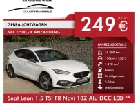 Gebraucht Seat Leon FR 150 PS (110 kW) 2021 Weiß metallic Limousine