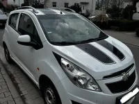 Gebraucht Chevrolet Spark 68 PS (50 kW) 2011 Weiß Kleinwagen