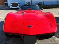 Second-hand Corvette C3 198 CP (145 kW) 1974 Roșu Cabrio