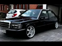 Second-hand Mercedes 190 105 CP (77 kW) 1989 Negru Berlinǎ