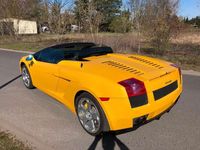 Gebraucht Lamborghini Gallardo 519 PS (381 kW) 2008 Gelb Cabrio