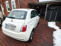Gebraucht Fiat 500 Pop Star 69 PS (50 kW) 2015 Weiß Kleinwagen