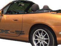 Second-hand Mazda MX5 110 CP (80 kW) 1998 Auriu Cabrio