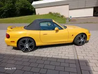 Gebraucht Mazda MX5 110 PS (80 kW) 2002 Gelb Cabrio