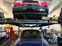 Gebraucht Audi 80 133 PS (97 kW) 1992 Blau Cabrio
