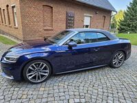Gebraucht Audi A5 Cabriolet S-Line 190 PS (139 kW) 2019 Blau Cabrio