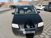 Gebraucht VW Touran 100 PS (73 kW) 2003 Schwarz Van / Kleinbus