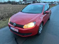 Gebraucht VW Golf VI Comfortline 80 PS (58 kW) 2009 Rot Kleinwagen
