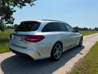 Gebraucht Mercedes C220 AMG line 170 PS (125 kW) 2016 Silber Kombi