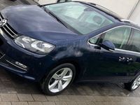 gebraucht VW Sharan 2.0 TDI Leder 7 Sitzes AHK STHZ VOLL