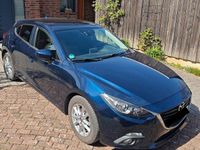 Gebraucht Mazda 3 Center-Line 120 PS (88 kW) 2015 Blau Limousine