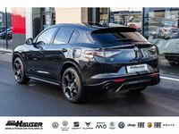 Neu Alfa Romeo Stelvio Premium 280 PS (205 kW) 2025 Schwarz (nero vulcano) SUV