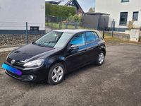 Gebraucht VW Golf VI Trendline 105 PS (77 kW) 2011 Schwarz Kleinwagen