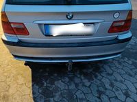 gebraucht BMW 318 e46 i VfL m43b19 Touring Silber AHK Bauauto