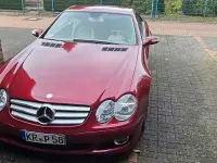 Gebraucht Mercedes SL500 387 PS (284 kW) 2007 Rot Cabrio