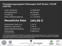 gebraucht VW Golf Variant Comfortline 7 2.0 TDI DSG Comfortline AHK-klappbar Navi Massagesitze LED
