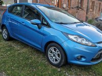 Gebraucht Ford Fiesta Trend 82 PS (60 kW) 2009 Blau Kleinwagen