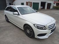 Gebraucht Mercedes C180 AMG line 156 PS (114 kW) 2015 Weiß Kombi