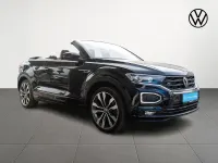 Gebraucht VW T-Roc Cabriolet R-line 150 PS (110 kW) 2021 Schwarz Cabrio