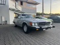 Gebraucht Mercedes SL380 155 PS (114 kW) 1982 Astrasilber (metallic) Cabrio