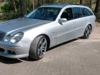 Brugt Mercedes E500 306 HK (225 kW) 2004 Sølv Stationcar