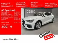 Brugt Audi A3 S-Line 150 HK (110 kW) 2022 Hvid Sedan